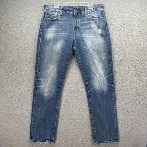 Ralph Lauren Denim & Supply Distressed Straight Jeans - Actual 36x33 (TAG:34x34)